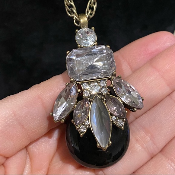 Gently used Banana Republic jeweled acrylic statement necklace - Picture 2 of 4